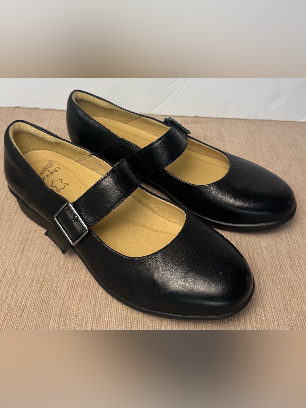 Dansko Mary Jane Shoes Womens Black Size 40